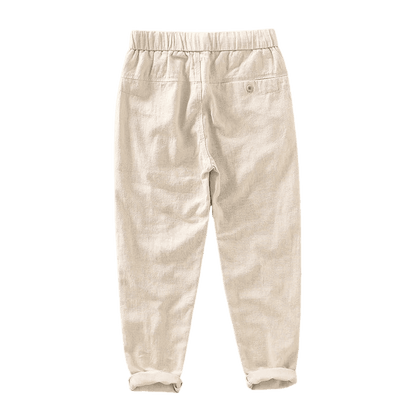 Men's Linen Trousers Rovino Valmont