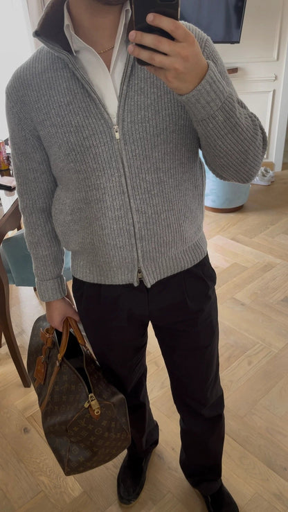 COURCHEVEL Full Fur Lined Cardigan