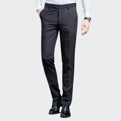 Premium Men's Suit Trousers Striped Valmont